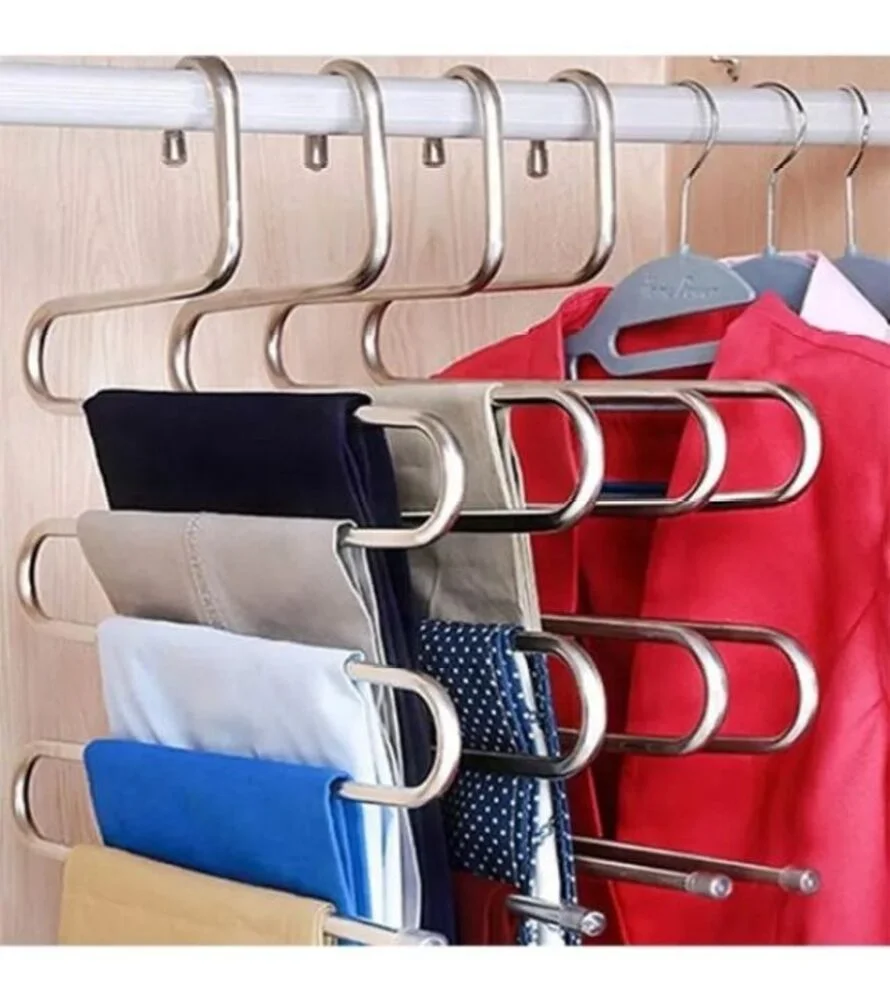 5 layers Stainless Steel Clothes Hanger (1 pcs)
